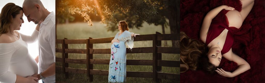 Three locations in one maternity photoshoot